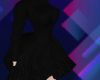 Q/K Sweater Dress Black