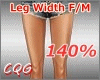 CG: Leg Width 140%