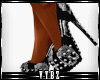 T*Skull Spike heels