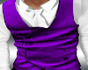 Purple Vest White Shirt