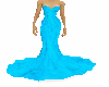 teal evening gown
