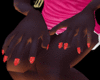 Hand w/Red diamond nail