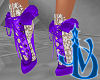 Purple Victorian Heels
