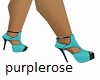 precious teal heels