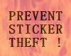 ML~Prevent Sticker Theft