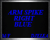 ARM SPIKES BLUE RIGHT