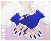 ❄ Santa Gloves Blue
