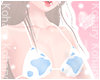 Loe~ Cow Bikini Blue S