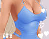 H. Heart Blue Dress