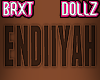 Endiiyah Custom Neck Tat