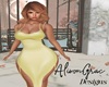Alessia Lemon Dress