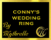 CONNY'S WEDDING RING
