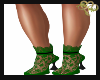 Lace Joy Green Heels