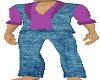 muscle suit purple