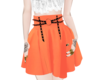 (MD)*Cute orange Skirt*