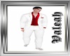 Terno Branco e Vermelho