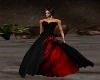 *S* Red n Black Gown