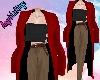 Overlay Coat Red