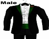 Tuxedo Black Green Male
