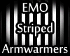 EMO Striped Armwarmers 2