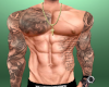 tattoo musle power body