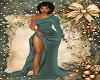 Dk Teal Gown