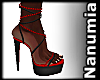 black&red heels