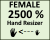 Hand Scaler 2500% Female