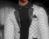 Crystal Glam silver suit