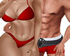 couples red trunks*M