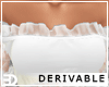 DRV Ruffle Top Belt Skir