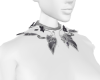 silver thystle necklace