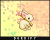 D: Bunny w/sakura branch