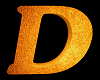Do.letter D gold Seat