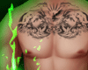 x. tatt peito anjo