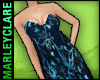 Maxi Dress-blue batik