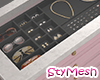Accessories Cabinet Pink