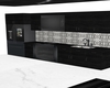 black + white kitchen