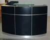 Black Reception Desk