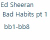 Ed Sheeran-Bad Habits 1