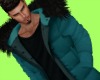 Fur Parka Teal