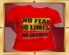 No Fear Red Tshirt