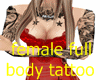 female full body tattoo