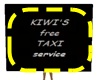 kiwi taxi sign