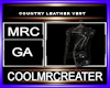 COUNTRY LEATHER VEST