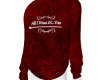 Red Hoodie With Text - F