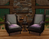 Leather Twin Chairs