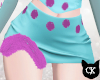 CK* BIbble Fur Skirt