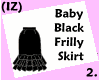 (IZ) Baby Black Skirt