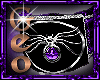 Geo Purple Spider Ring M